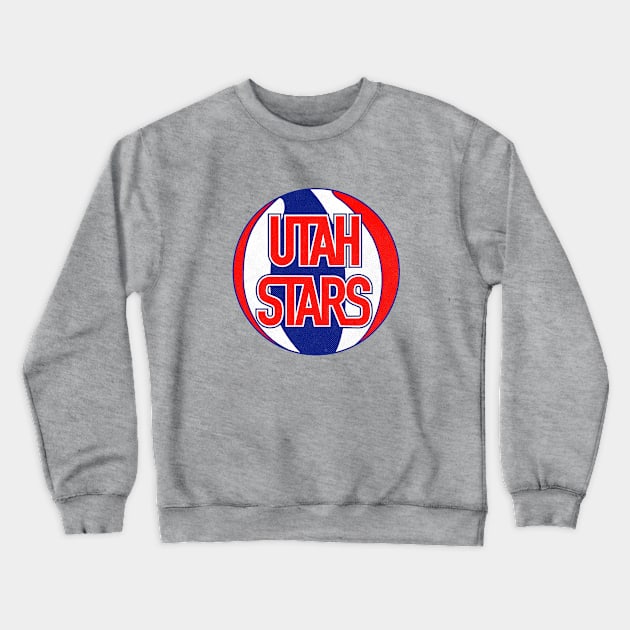 Defunct Utah Stars Basketball 1970 Crewneck Sweatshirt by LocalZonly